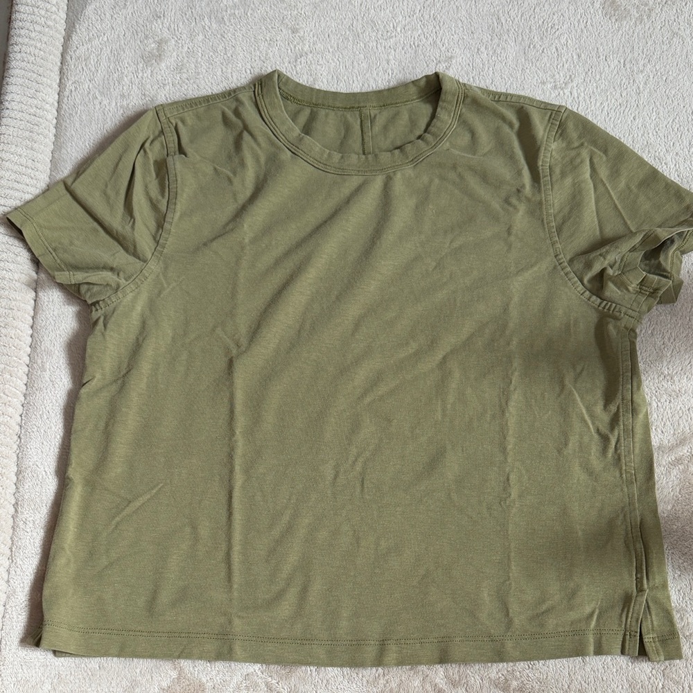 Lululemon Olive Green T-Shirt